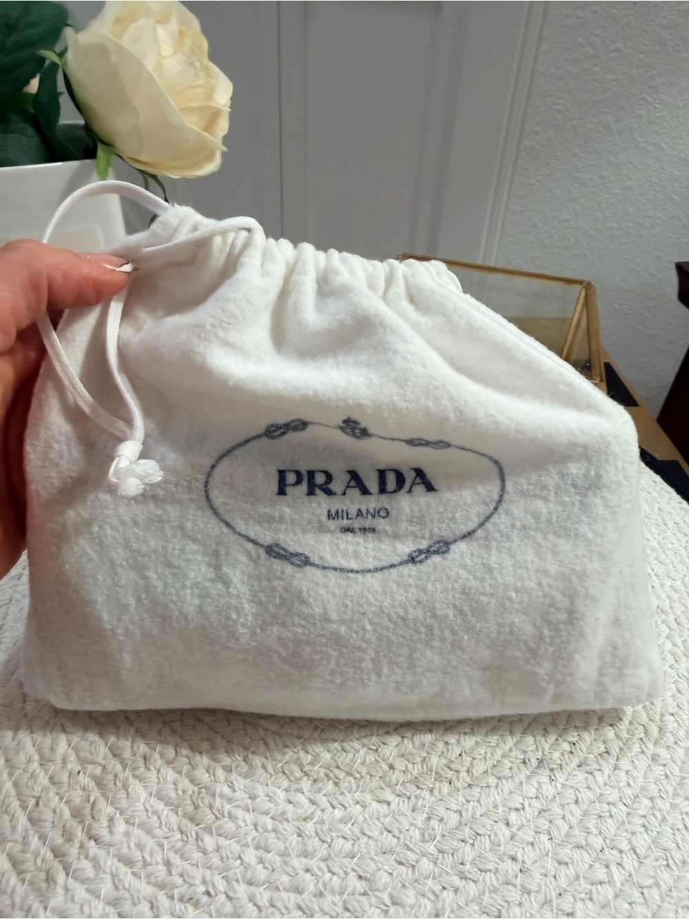PRADA Elektra Wallet on Chrome Chain Printed Leather - With PRADA Dustie✨ - Picture 14 of 14